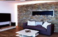 Sai Kung Village House Intelligent Ethanol fireplace