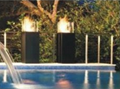 Intelligent Bio fireplaces for outdoor Pavilion and pool