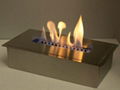 Remote controlled ethanol burner with electronic ignition 