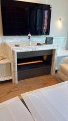 Three dimension Set electric fireplace