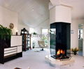 Glass bio-ethanol fireplaces