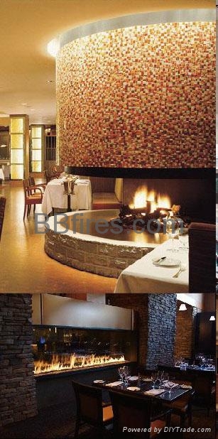 BB bio-ethanol intelligent low heat fireplaces in Star Hotel