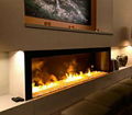 White & Black pebbles  Fireplace series 4