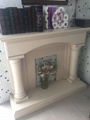 Wooden fireplace (mantel and heater)TH 20