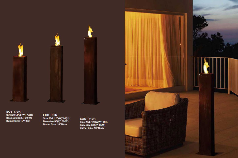 Outdoor Manual Bio Ethanol fireplace 3