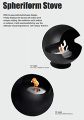 Spheriform Stove bio-ethanol fireplaces