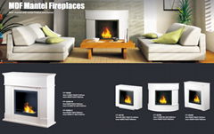 MDF Mantel Bioethanol fireplaces 