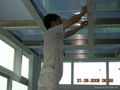 银线湾屋顶防UV隔热膜工程