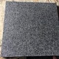 Flamed G684 black granite paving tiles