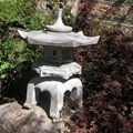 granite garden stone lantern