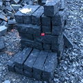 natural split black basalt stone