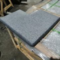 dark grey granite swimming pool coping