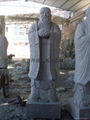 Ancient granite stone statue of Laozi 2