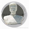 Stone sculpture bust of Lu Xun's portraits 2