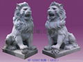 Beijing stone carving lion 4