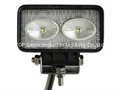 4.3" 20W CREE LED flood work auto driving fog lamps for truck tractors ATV SUV 