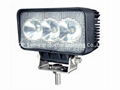 4.3" 9W LED work flood driving fog lamp truck trailer boat 4x4 off road lights