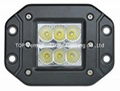 4.8" 18W CREE LED work light flood spot off road truck fog driving lamp ATV SUV