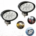 5.5" 24W 10-60V LED work roller driving headlight  offroad  SUV ATV 4WD