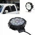 6.3" 51W LED working driving fog lamps truck tractor forklift offroad lightings