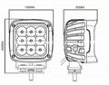 5" 45W CREE LED work driving lamp forklift off road lighting ATV SUV auto lamps 6