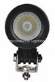 2" 10W round CREE LED work spot driving fog lamps for truck motocycle ATV SUV  1