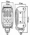 四排CREE灯珠直条工作灯泛光聚光驾驶灯越野灯4WD ATV SUV  2