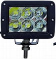 3D CREE 5W/LED work light bar flood spot driving off road 4WD ATV SUV 