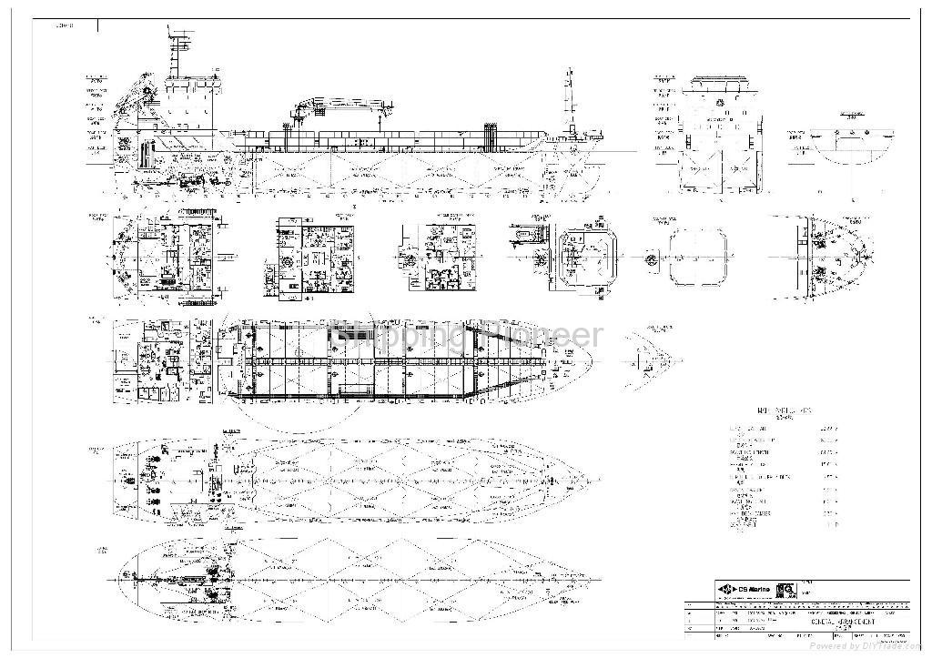 3800DWT IMO-II chemical tanker  / BV 2