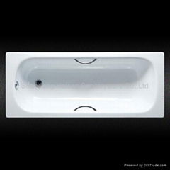 best quality enameled steel bathtub lowest price in china