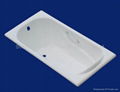 Enamel cast iron bathtub 1700*700*400mm for Russian Market 