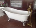 Classical royal clawfeet cast iron enamel bathtub 