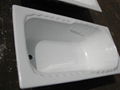 Square built-in cast iron enamel bathtub 