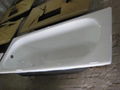 Square built-in cast iron enamel bathtub 