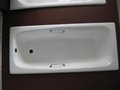 Cast iron bathtub drop-in enameled cast iron bathtub