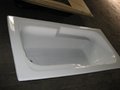 Cast iron bathtub drop-in enameled cast iron bathtub
