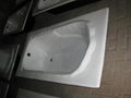 Wholesale drop-in rectangle cast iron enamel bathtub China