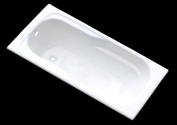 Retangular cast iron enamel bath tub drop-in