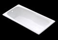 Retangular cast iron enamel bath tub drop-in  5