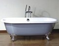 Luxury antique cast iron enamel bathtub