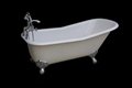 Porcelain royal classical cast iron enamel bath tub