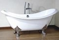 Antique cast iron enamel bathtub TS-08