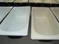 Wholesale distribution Enameled Steel bathtub 1500 2