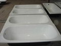 Steel enamel bathtub and shower tray made in China 1