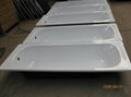 Steel enamel bathtub and shower tray made in China