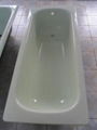 Cheapest enamel steel bathtub built-in hot selling 