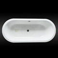 Luxury European style steel enamel bathtub1800