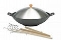  wholesale pre-seasoned cast iron cookware kitchenware woks 1