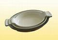 Customized enameled cast iron cookware.baking pan dish pan hot sell