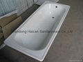Enameled steel bath 1700